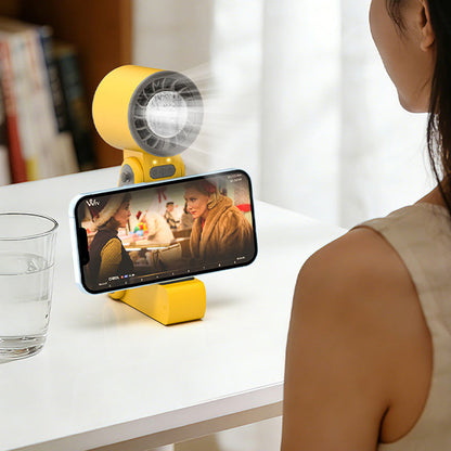 ❄️Ventilateur portable pliable avec plaque de refroidissement🌬️ Restez au frais partout et à tout moment🌞