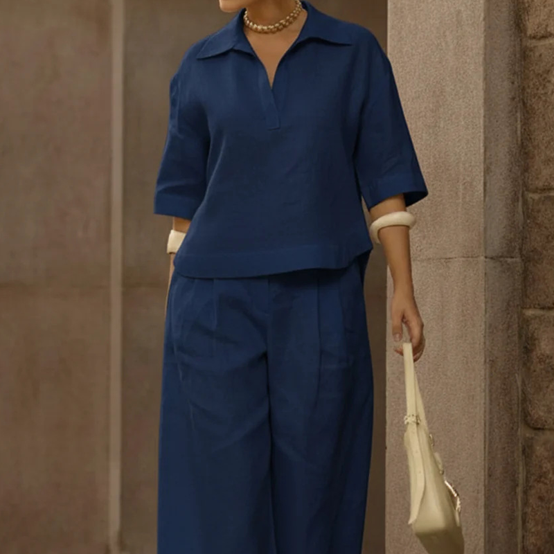Ensemble décontracté femme : haut et pantalon large