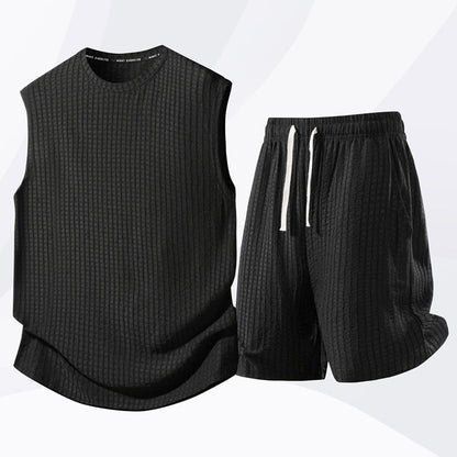 Ensemble débardeur et short de sport décontracté pour homme