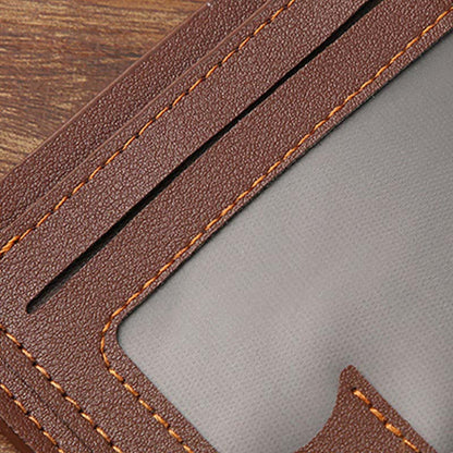 Portefeuille classique fin et portable pour homme