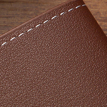 Portefeuille classique fin et portable pour homme