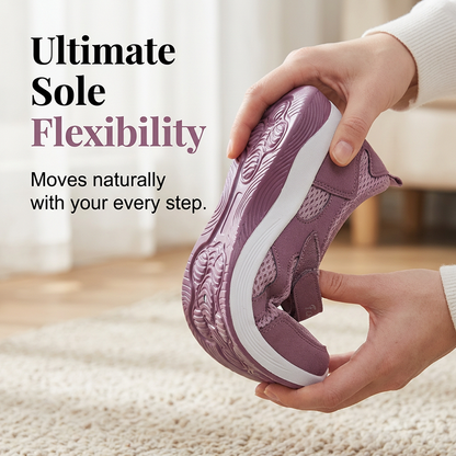Chaussures plates décontractées en maille légère pour femme