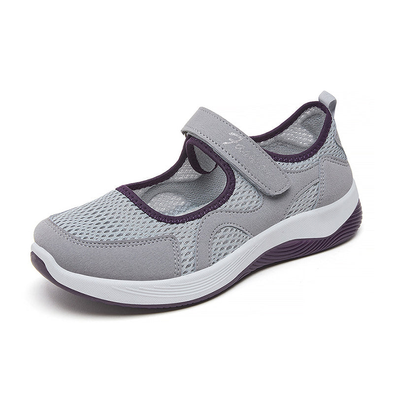 Chaussures plates décontractées en maille légère pour femme