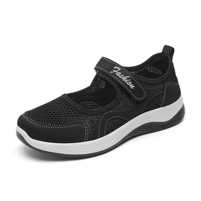 Chaussures plates décontractées en maille légère pour femme