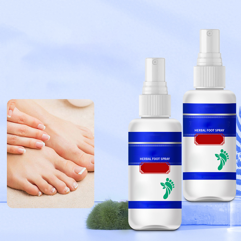 Spray déodorant pour pieds à base de plantes