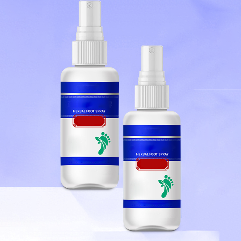 Spray déodorant pour pieds à base de plantes