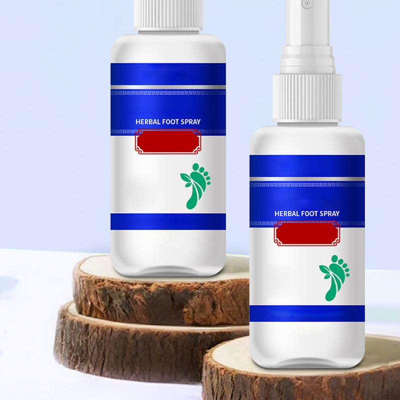 Spray déodorant pour pieds à base de plantes