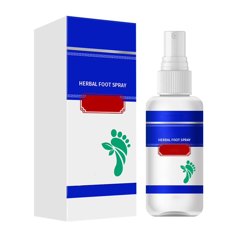Spray déodorant pour pieds à base de plantes