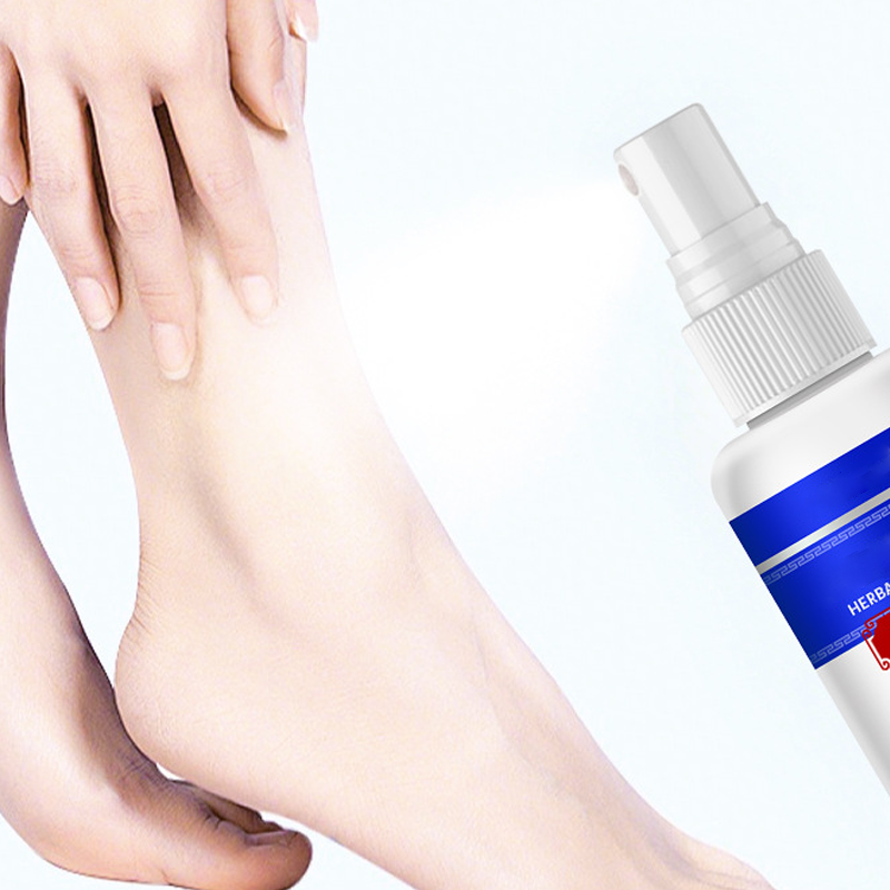 Spray déodorant pour pieds à base de plantes