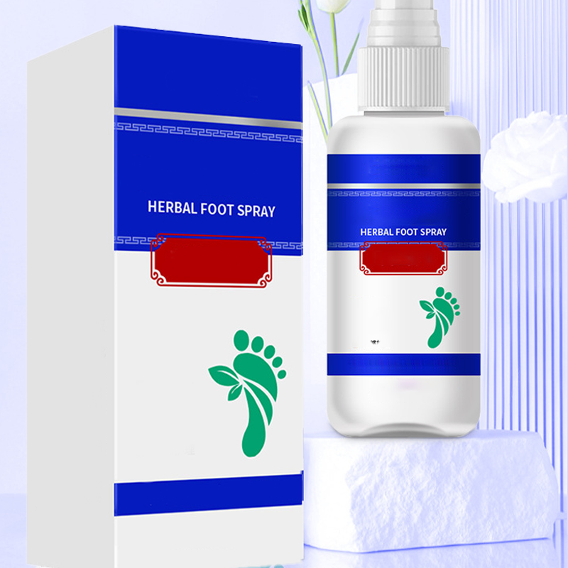 Spray déodorant pour pieds à base de plantes