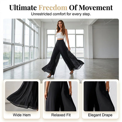 ✨ Chic et confortable : un pantalon ample en mousseline pour femme, idéal pour toutes les occasions ✨