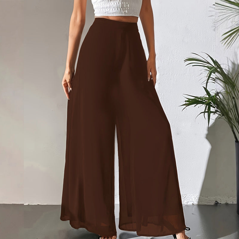 ✨ Chic et confortable : un pantalon ample en mousseline pour femme, idéal pour toutes les occasions ✨