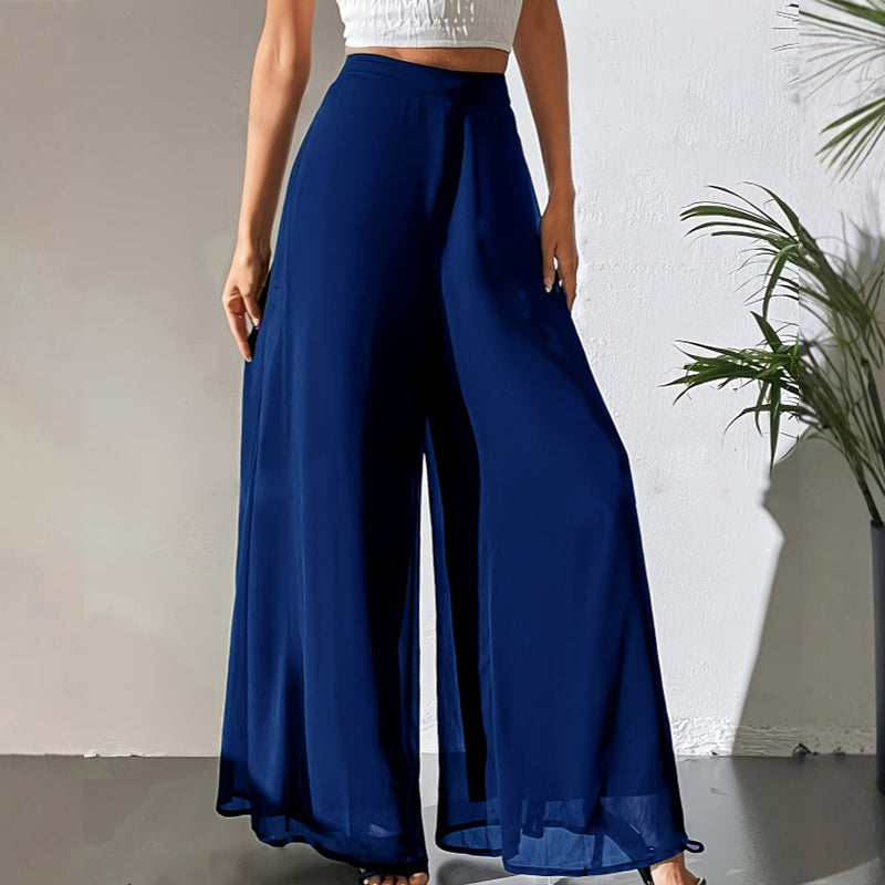 ✨ Chic et confortable : un pantalon ample en mousseline pour femme, idéal pour toutes les occasions ✨