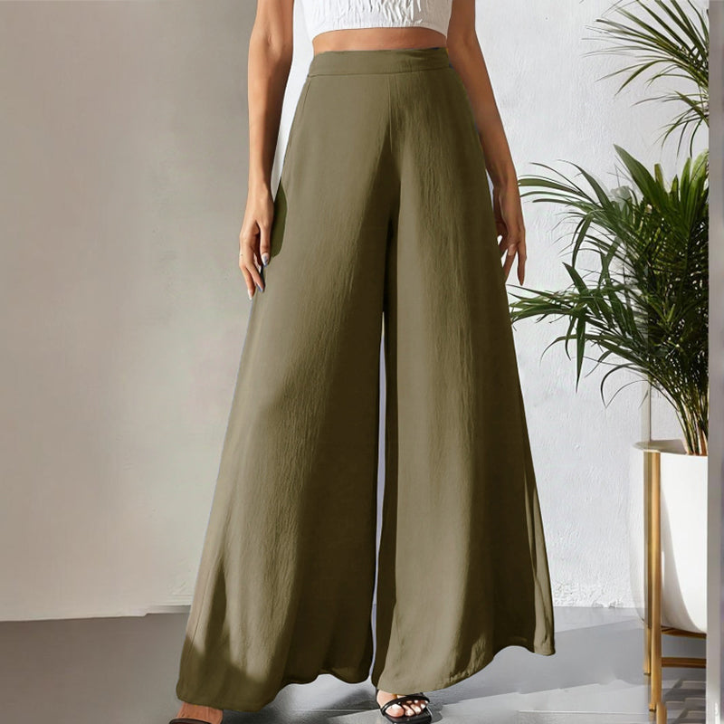 ✨ Chic et confortable : un pantalon ample en mousseline pour femme, idéal pour toutes les occasions ✨