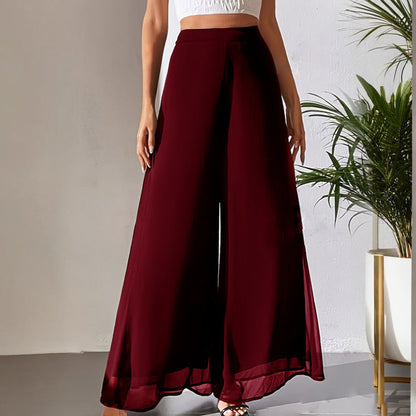 ✨ Chic et confortable : un pantalon ample en mousseline pour femme, idéal pour toutes les occasions ✨
