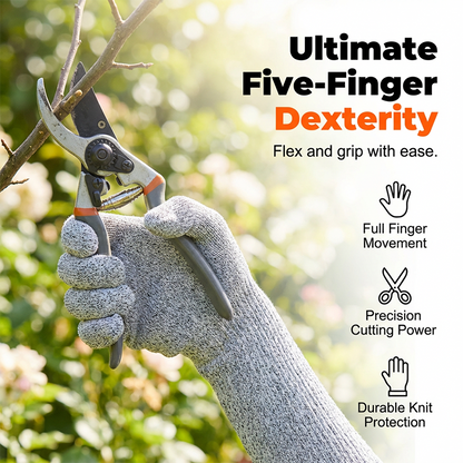 ✋ Gants de sécurité anti-coupures Niveau 5 – Anti-perforation, respirants, compatibles écran tactile. Idéaux pour le jardinage, la manutention de verre & la menuiserie
