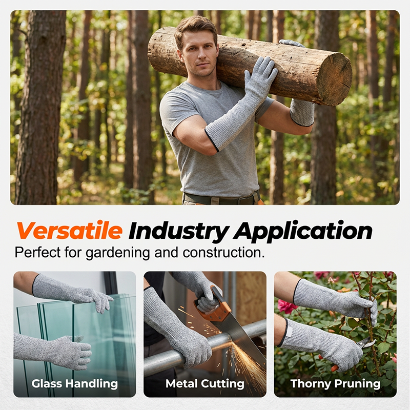 ✋ Gants de sécurité anti-coupures Niveau 5 – Anti-perforation, respirants, compatibles écran tactile. Idéaux pour le jardinage, la manutention de verre & la menuiserie