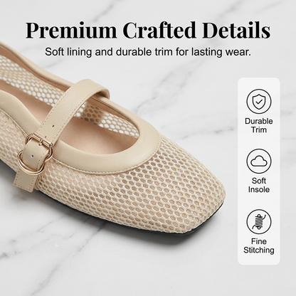 👡 50% DE RÉDUCTION 🌸 Mary Janes légères – Élégance & confort pieds nus – Semelle souple, design intemporel – parfaites pour le quotidien ou les sorties ✨💃🌿