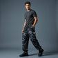👖 50 % DE RÉDUCTION POUR UNE DURÉE LIMITÉE ! 😎  Pantalon décontracté camouflage – Taille élastiquée, poches cargo, bas évasés 🪂
