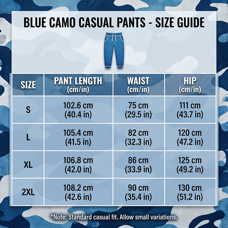 👖 50 % DE RÉDUCTION POUR UNE DURÉE LIMITÉE ! 😎  Pantalon décontracté camouflage – Taille élastiquée, poches cargo, bas évasés 🪂