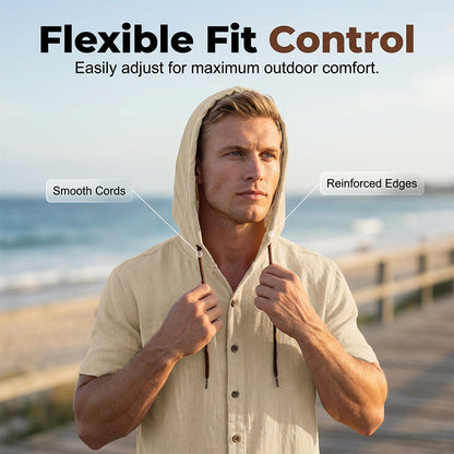 👕Hoodie Homme Été ✅ Lin Respirant | Style Décontracté & Chic 🏖️ -50% 🔥