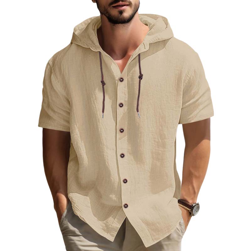 👕Hoodie Homme Été ✅ Lin Respirant | Style Décontracté & Chic 🏖️ -50% 🔥