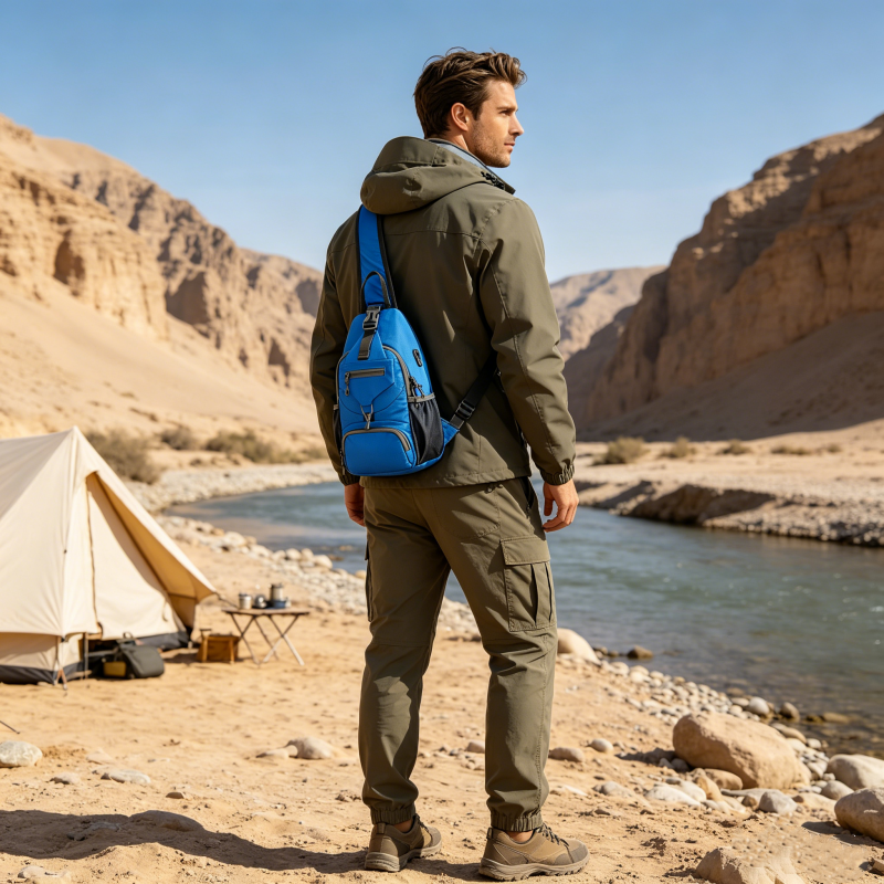 🎒 PROMO LIMITÉE 50% DE RÉDUCTION ! ⚡ Sac à Bandoulière Homme – Tissu Oxford, Multi-Poches, Respirant 🌦️