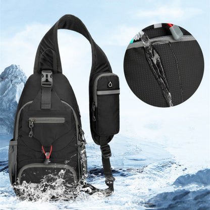 🎒 PROMO LIMITÉE 50% DE RÉDUCTION ! ⚡ Sac à Bandoulière Homme – Tissu Oxford, Multi-Poches, Respirant 🌦️