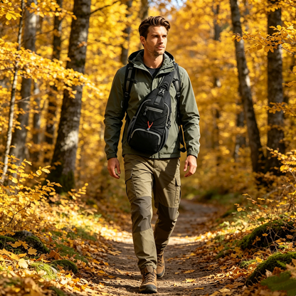🎒 PROMO LIMITÉE 50% DE RÉDUCTION ! ⚡ Sac à Bandoulière Homme – Tissu Oxford, Multi-Poches, Respirant 🌦️