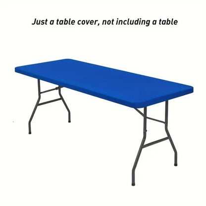🧶✨ Housse de Table Élastique Spandex – Rectangulaire & Carrée Universelle 📏