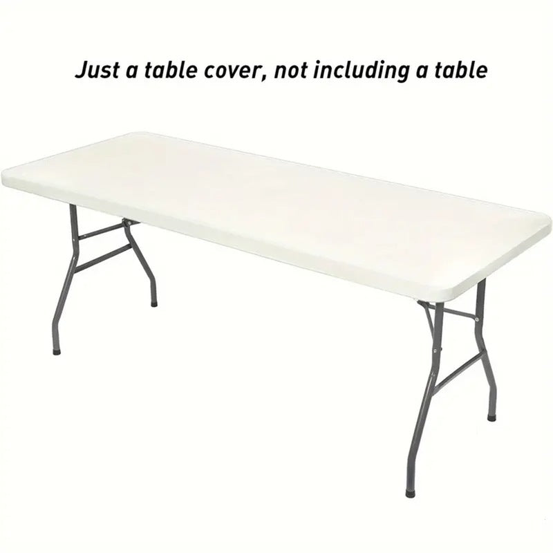 🧶✨ Housse de Table Élastique Spandex – Rectangulaire & Carrée Universelle 📏