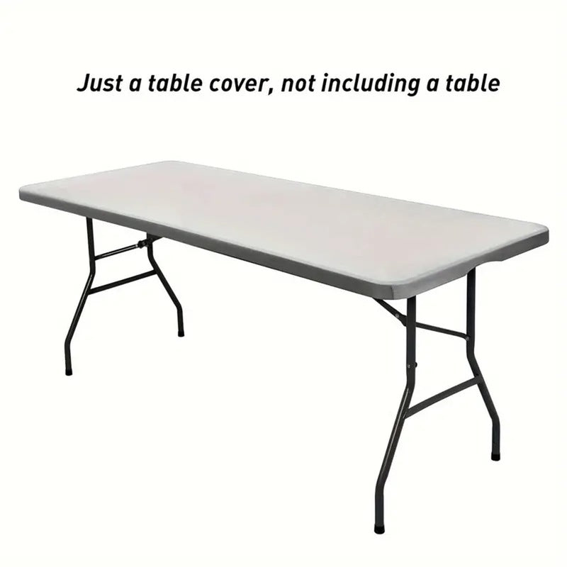 🧶✨ Housse de Table Élastique Spandex – Rectangulaire & Carrée Universelle 📏