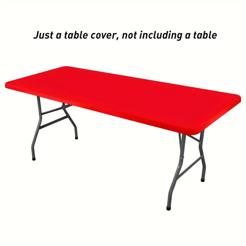 🧶✨ Housse de Table Élastique Spandex – Rectangulaire & Carrée Universelle 📏