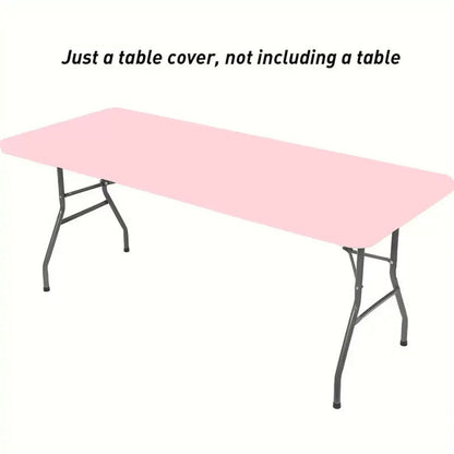 🧶✨ Housse de Table Élastique Spandex – Rectangulaire & Carrée Universelle 📏