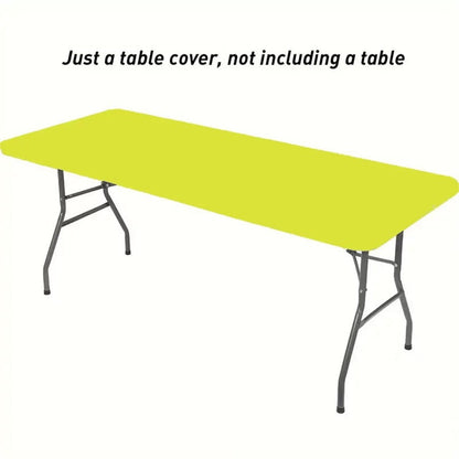 🧶✨ Housse de Table Élastique Spandex – Rectangulaire & Carrée Universelle 📏