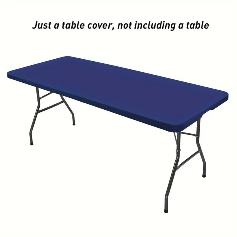 🧶✨ Housse de Table Élastique Spandex – Rectangulaire & Carrée Universelle 📏