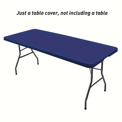 🧶✨ Housse de Table Élastique Spandex – Rectangulaire & Carrée Universelle 📏