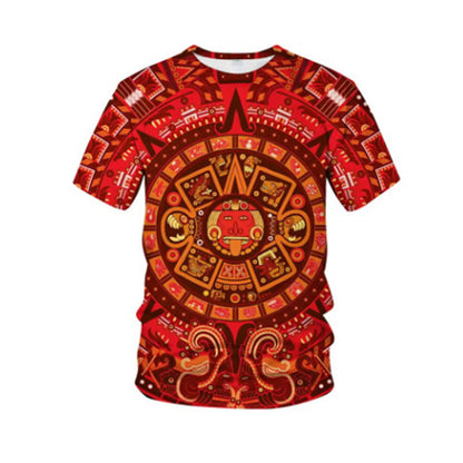 💥T-shirt à manches courtes pour homme, style tribal vintage✈️