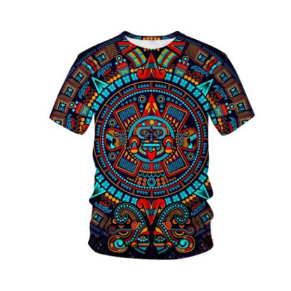 💥T-shirt à manches courtes pour homme, style tribal vintage✈️