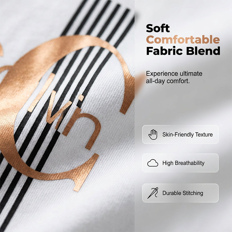 T-shirt pour homme à imprimé graphique avec lettres en gras