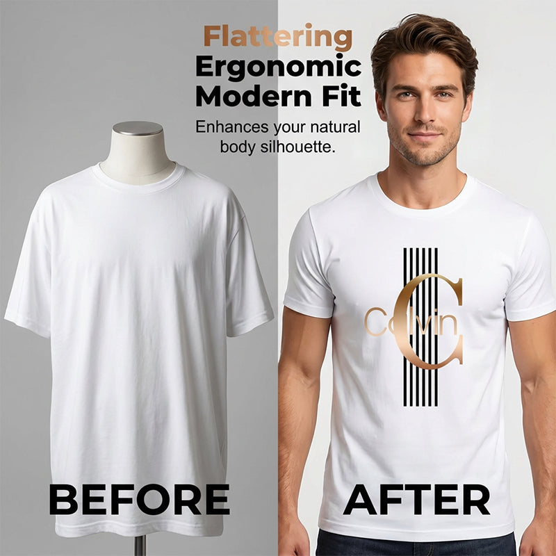 T-shirt pour homme à imprimé graphique avec lettres en gras
