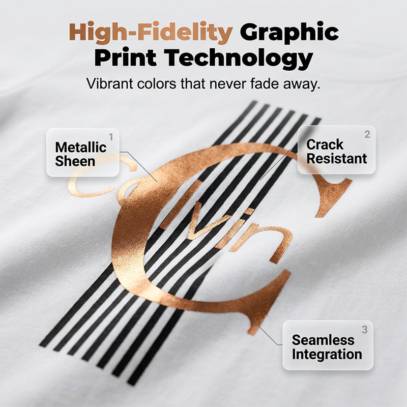 T-shirt pour homme à imprimé graphique avec lettres en gras