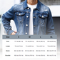🧥 PROMO LIMITÉE 50% DE RÉDUCTION ! 👖 Veste en Jean Délavé Vintage pour Homme – Design Intemporel, Tissu Durable & Poches Fonctionnelles ✨