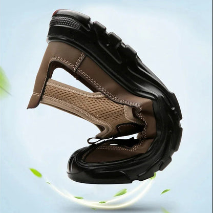🔥49% 👟 Sandales Homme Femme en Maille Respirante – Semelle Confortable Anti-Dérapante Style Randonnée Urbaine🌿 bout fermé et semelle souple