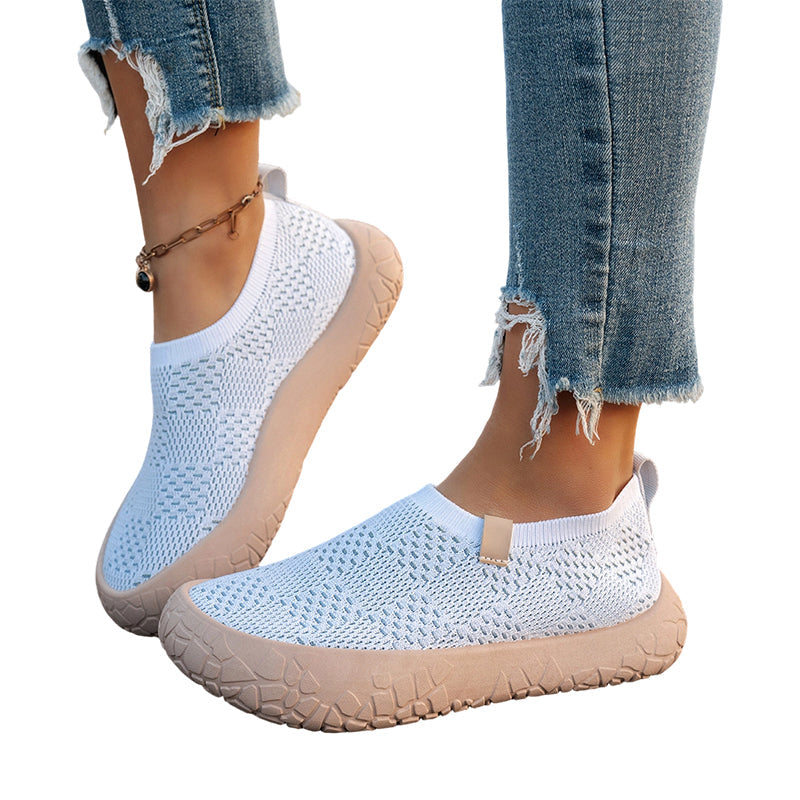 Baskets confortables à plateforme avec talon caché
