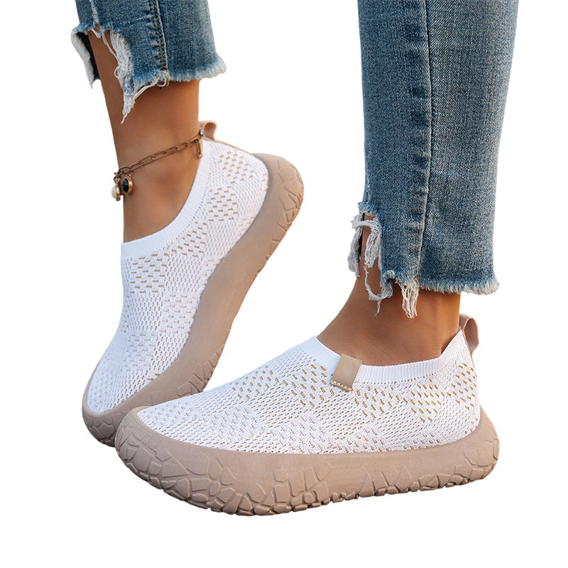 Baskets confortables à plateforme avec talon caché