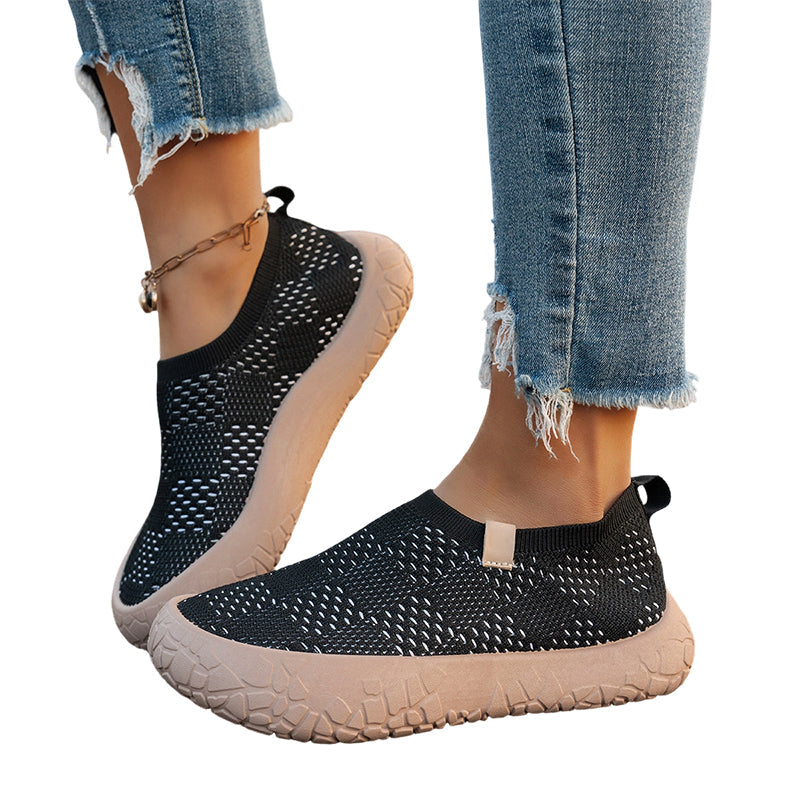 Baskets confortables à plateforme avec talon caché