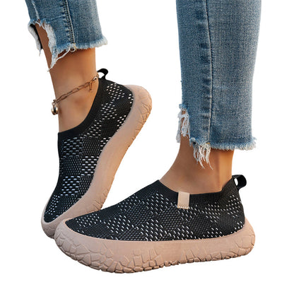 Baskets confortables à plateforme avec talon caché