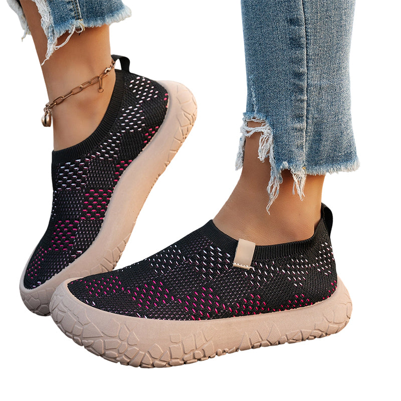 Baskets confortables à plateforme avec talon caché