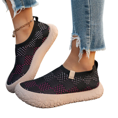 Baskets confortables à plateforme avec talon caché